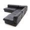 Modular Sofa in Black Leather from Cinova, 1960s, Immagine 6