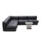 Modular Sofa in Black Leather from Cinova, 1960s 17