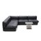 Modular Sofa in Black Leather from Cinova, 1960s, Immagine 17
