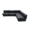Modular Sofa in Black Leather from Cinova, 1960s, Immagine 4