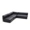 Modular Sofa in Black Leather from Cinova, 1960s, Imagen 1