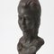 Vintage Ceramic Bust of a Girl by Ernest Patris, 1960s, Imagen 6