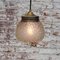 Lampe à Suspension Vintage en Laiton Givré 5