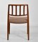 Rosewood Model 83 Dining Chairs by Niels Otto Møller for J. L. Møllers, Set of 8, Image 10