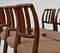Rosewood Model 83 Dining Chairs by Niels Otto Møller for J. L. Møllers, Set of 8 8