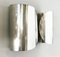 Nickel Silver Sheet Sconce by Tobia Scarpa, 1960s 4