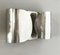 Nickel Silver Sheet Sconce by Tobia Scarpa, 1960s 3