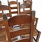 Brutalist Oak Dining Chairs, 1960s, Set of 6 5