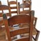 Brutalist Oak Dining Chairs, 1960s, Set of 6, Image 5