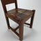 Brutalist Oak Dining Chairs, 1960s, Set of 6, Immagine 7