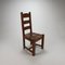 Brutalist Oak Dining Chairs, 1960s, Set of 6, Image 3