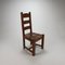 Brutalist Oak Dining Chairs, 1960s, Set of 6, Immagine 3