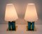 Murano Glass and Brass Table Lamps, Set of 2 3