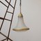 Antique Etched Glass German Pendant Light by A.E.G., Immagine 8