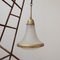 Antique Etched Glass German Pendant Light by A.E.G., Immagine 10