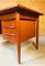 Mid-Century Danish Executive Teak Desk, 1960s, Imagen 7