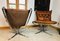 Vintage Low-Back Chrome & Leather Falcon Chairs by Sigurd Resell, Set of 2, Image 4
