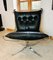 Vintage Falcon Chair aus Chrom & Leder mit niedriger Rückenlehne von Sigurd Resell 1