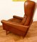 Mid-Century Danish Cognac Leather Lounge Chair from Skipper 4