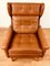 Mid-Century Danish Cognac Leather Lounge Chair from Skipper 8