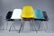 Mid-Century Multicoloured DSX Shell Chairs by Charles Eames, Set of 6 3