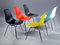 Mid-Century Multicoloured DSX Shell Chairs by Charles Eames, Set of 6, Immagine 2
