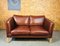 Mid-Century Danish 2-Seater Sofa in Cognac Leather from Stouby 9
