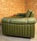 Mid-Century Danish Olive Green 2-Seater Sofa from Svend Skipper, 1970s 4