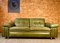 Mid-Century Danish Olive Green 2-Seater Sofa from Svend Skipper, 1970s, Image 1