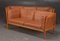 Mid-Century Danish 2-Seater Sofa in Cognac Leather by Andreas Hansen 6