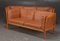 Mid-Century Danish 2-Seater Sofa in Cognac Leather by Andreas Hansen, Immagine 6