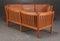 Mid-Century Danish 2-Seater Sofa in Cognac Leather by Andreas Hansen 4