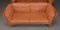 Mid-Century Danish 2-Seater Sofa in Cognac Leather by Andreas Hansen, Imagen 2