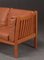 Mid-Century Danish 2-Seater Sofa in Cognac Leather by Andreas Hansen, Imagen 3