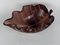 Mid-Century Blown Murano Glass Leaf Bowl by Tyra Lundgren for Venini, Immagine 3