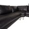 Black Leather Plus Corner Sofa from Machalke, Image 3