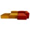 Cosima Modular Sofa & Ottoman Set in Orange & Yellow Fabric from Bolia 7