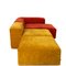 Cosima Modular Sofa & Ottoman Set in Orange & Yellow Fabric from Bolia 10