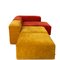 Cosima Modular Sofa & Ottoman Set in Orange & Yellow Fabric from Bolia, Image 10