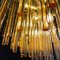 Chandelier with Amber Glass Rods by Christoph Palme, 1960s 8