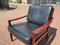 Mid-Century Modern Easy Chair in Leather & Teak, Immagine 8