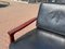 Mid-Century Modern Easy Chair in Leather & Teak, Immagine 4
