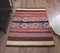 Small Vintage Turkish Handmade Oushak Kilim Rug in Red Wool, Anatolia 3