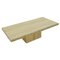 Brutalist Travertine Coffee Table, 1970s, Image 1