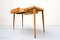 Mid-Century Wood and Glass Desk, Italy, 1950s, Image 8