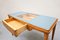 Mid-Century Wood and Glass Desk, Italy, 1950s, Image 7