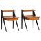 Tables de Chevet Scandinaves en Teck, Set de 2 1