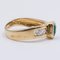 18K Gold Ring with Emerald and Diamonds of Approx. 0.40ctw, 1980s, Image 3
