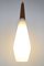 Scandinavian Opaline Glass Pendant Lamp, 1960s 10