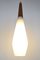 Scandinavian Opaline Glass Pendant Lamp, 1960s, Immagine 10